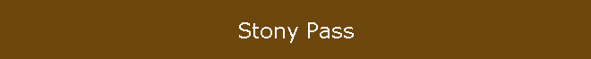 Stony Pass